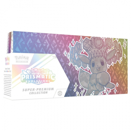 Pokémon TCG: Prismatic Evolutions Super-Premium Collection - Eevee i gruppen SÄLLSKAPSSPEL / Pokémon hos Spelexperten (POK10106)