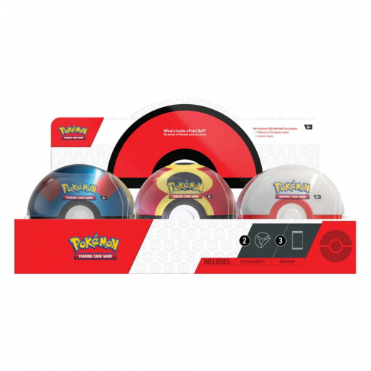 Pokemon TCG: Poké Ball Tin 2025 i gruppen SÄLLSKAPSSPEL / Pokémon hos Spelexperten (POK10113-101)