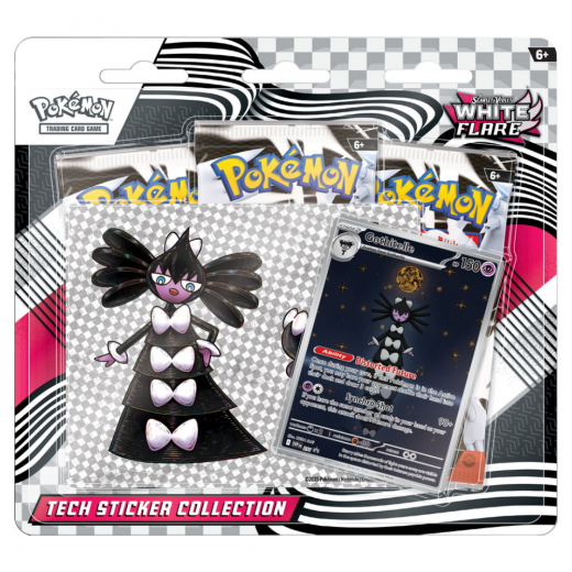 Pokémon TCG: White Flare Tech Sticker Collection - Gothitelle i gruppen SÄLLSKAPSSPEL / Pokémon hos Spelexperten (POK10116RSV)