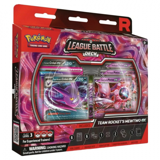 Pokémon TCG: League Battle Deck - Team Rocket's Mewtwo ex i gruppen SÄLLSKAPSSPEL / Pokémon hos Spelexperten (POK10122-101)