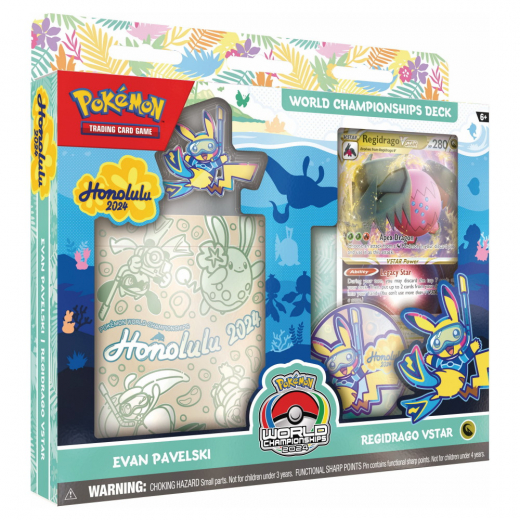 Pokémon TCG: 2024 World Championships Deck - Regidrago VSTAR i gruppen SÄLLSKAPSSPEL / Pokémon hos Spelexperten (POK10166-REG)