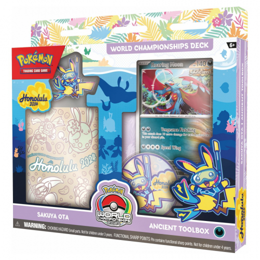 Pokémon TCG: 2024 World Championships Deck - Roaring Moon i gruppen SÄLLSKAPSSPEL / Pokémon hos Spelexperten (POK10166-ROA)