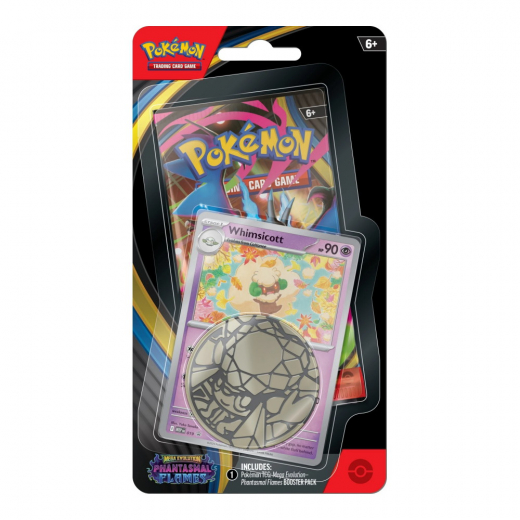 Pokémon TCG: Phantasmal Flames Checklane Whimsicott i gruppen SÄLLSKAPSSPEL / Pokémon hos Spelexperten (POK10189-101-WHI)