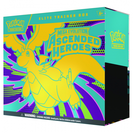 Pokémon TCG: Ascended Heroes - Elite Trainer Box i gruppen SÄLLSKAPSSPEL / Pokémon hos Spelexperten (POK10315)