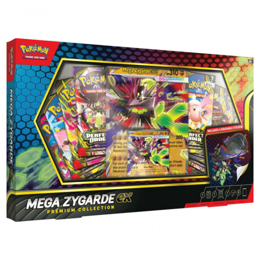 Pokémon TCG: Mega Zygarde ex Premium Collection i gruppen SÄLLSKAPSSPEL / Pokémon hos Spelexperten (POK10359-101)