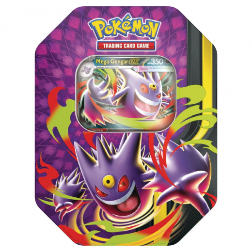 Pokémon TCG: Mega Gengar ex Tin - Summer 2026 i gruppen SÄLLSKAPSSPEL / Pokémon hos Spelexperten (POK10389-GEN)