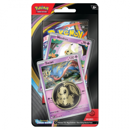 Pokémon TCG: Chaos Rising - Checklane Mimikyu, Zacian i gruppen SÄLLSKAPSSPEL / Pokémon hos Spelexperten (POK10405-MZ)