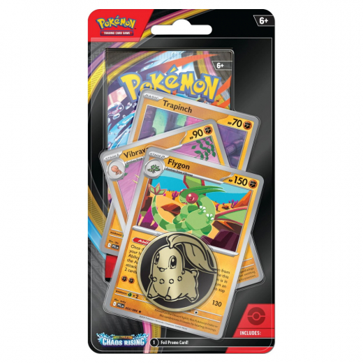 Pokémon TCG: Chaos Rising - Premium Checklane Flygon i gruppen SÄLLSKAPSSPEL hos Spelexperten (POK10405-TVF)