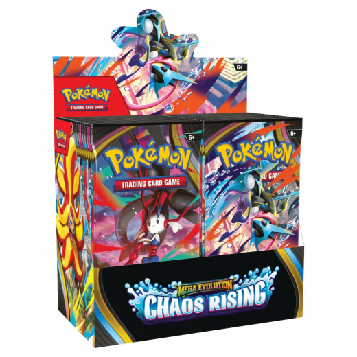 Pokémon TCG: Chaos Rising - Booster Display i gruppen SÄLLSKAPSSPEL hos Spelexperten (POK10407-DIS)