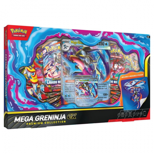 Pokémon TCG: Mega Greninja ex - Premium Collection i gruppen KOMMANDE RELEASER hos Spelexperten (POK10413-101)