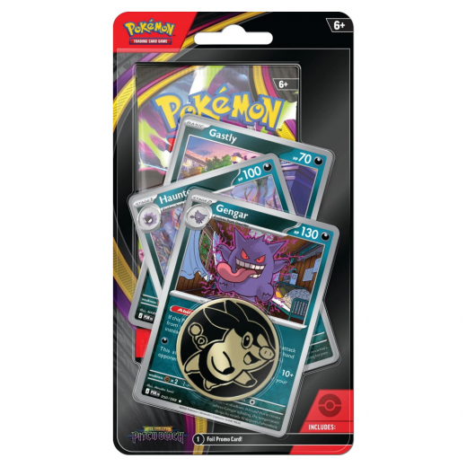 Pokémon TCG: Pitch Black - Premium Checklane Gengar i gruppen SÄLLSKAPSSPEL / Pokémon hos Spelexperten (POK10421-GHG)