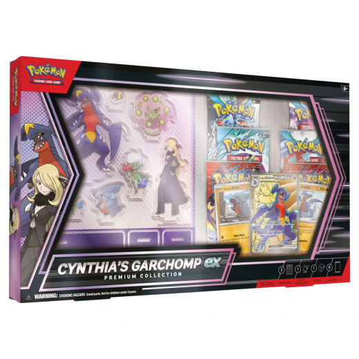 Pokémon TCG: Cynthia's Garchomp ex Premium Collection i gruppen SÄLLSKAPSSPEL / Pokémon hos Spelexperten (POK10424)
