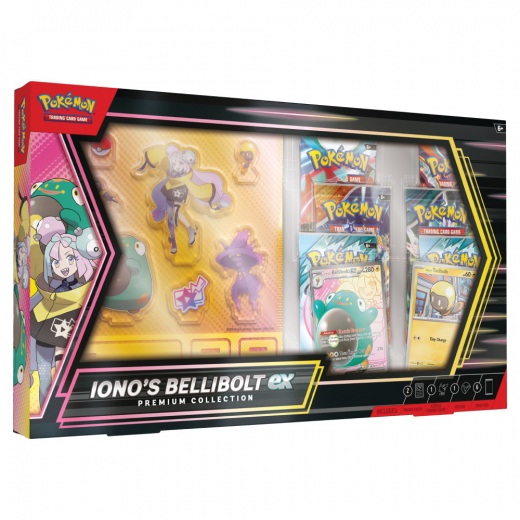 Pokémon TCG: Iono's Bellibolt ex Premium Collection i gruppen SÄLLSKAPSSPEL / Pokémon hos Spelexperten (POK10431)