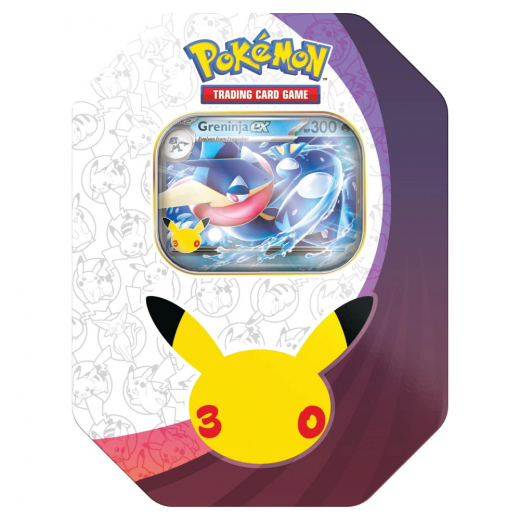 Pokémon TCG: 30th Celebration - Greninja Tin i gruppen SÄLLSKAPSSPEL / Pokémon hos Spelexperten (POK10466-101-GRE)