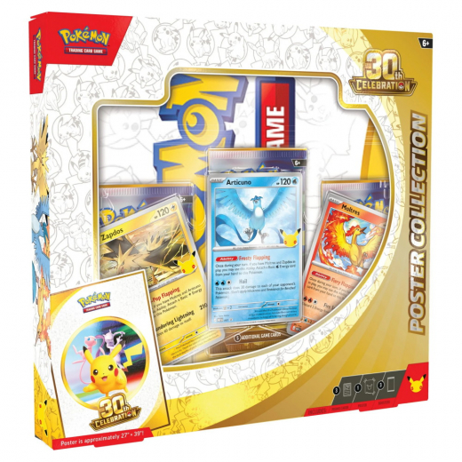 Pokémon TCG: 30th Celebration - Poster Collection i gruppen SÄLLSKAPSSPEL / Pokémon hos Spelexperten (POK10467-101)