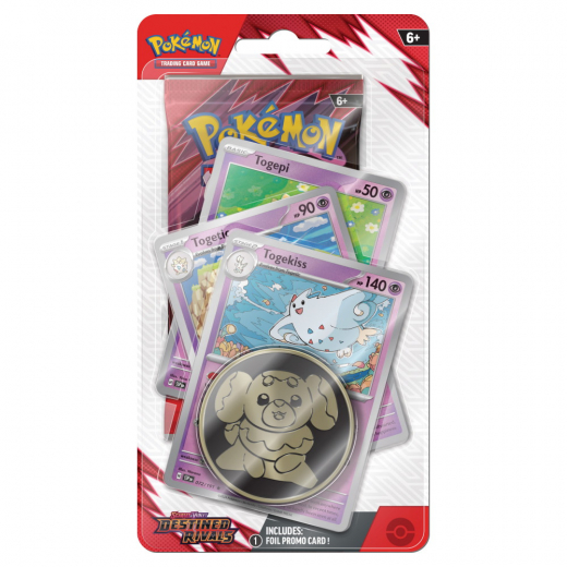 Pokémon TCG: Destined Rivals Premium Checklane Togekiss i gruppen SÄLLSKAPSSPEL / Pokémon hos Spelexperten (POK10647-TTT)