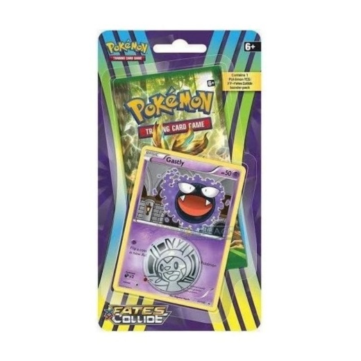 Pokémon TCG: XY10 Fates Collide - Checklane Blister - Gastly i gruppen  hos Spelexperten (POK80116-GAS)