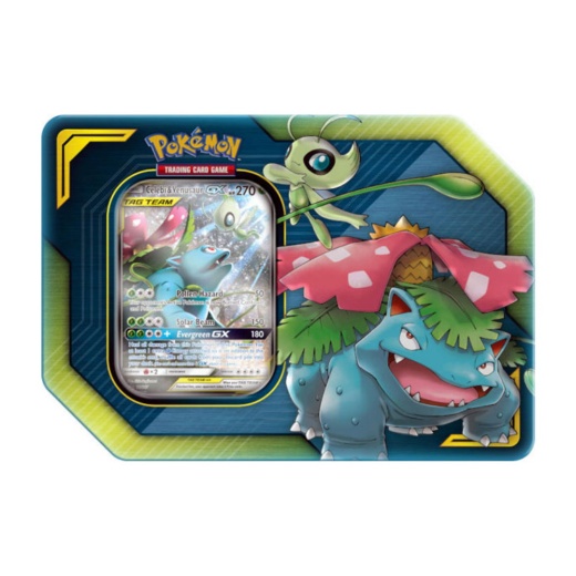 Pokémon TCG: Tag Team Tin - Celebi & Venusaur i gruppen  hos Spelexperten (POK80532)