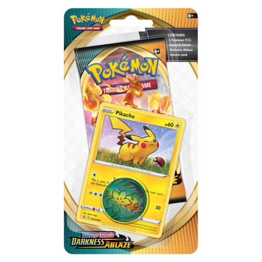 Pokémon TCG: Sword & Shield 3 - Darkness Ablaze Checklane - Pikachu i gruppen  hos Spelexperten (POK80717-D12-PIK)