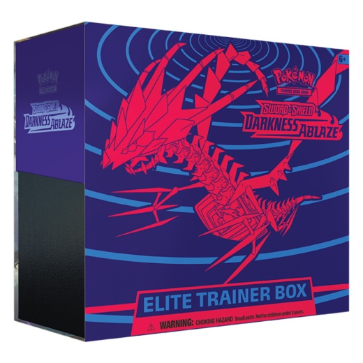 Pokémon TCG: Sword & Shield - Darkness Ablaze Elite Trainer Box i gruppen  hos Spelexperten (POK80731)