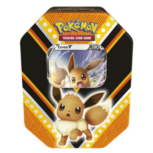 Pokémon TCG: V Power Tin - Eevee i gruppen  hos Spelexperten (POK80779-EEV)