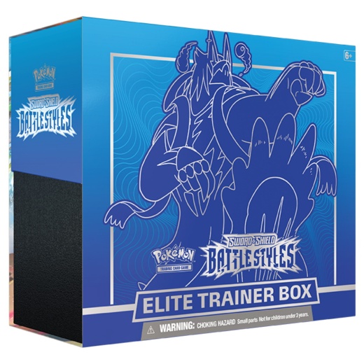 Pokémon TCG: Battle Styles Elite Trainer Box Rapid Strike i gruppen  hos Spelexperten (POK80835-BLU)
