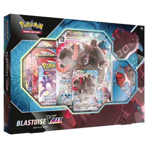 Pokémon TCG: Blastoise VMAX Battle Box i gruppen  hos Spelexperten (POK80845-BLA)