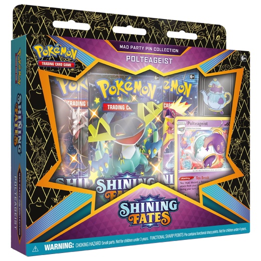 Pokémon TCG: Shining Fates Mad Party Pin Collections - Polteageist i gruppen  hos Spelexperten (POK80868-POL)