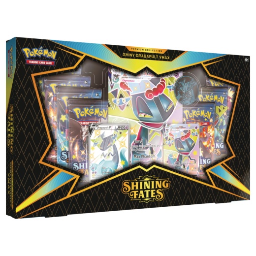 Pokémon TCG: Shining Fates Premium Collection - Shiny Dragapult VMAX i gruppen  hos Spelexperten (POK80871-DRA)