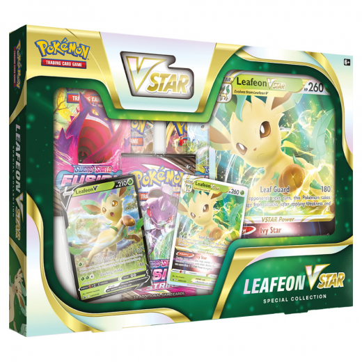 Pokémon TCG: Leafeon V Star i gruppen SÄLLSKAPSSPEL / Pokémon hos Spelexperten (POK80902-LEA)