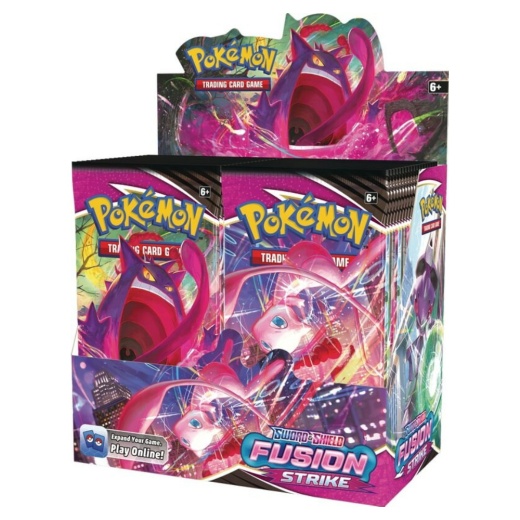 Pokémon TCG: Fusion Strike Booster Display i gruppen SÄLLSKAPSSPEL / Pokémon hos Spelexperten (POK80916-DIS)