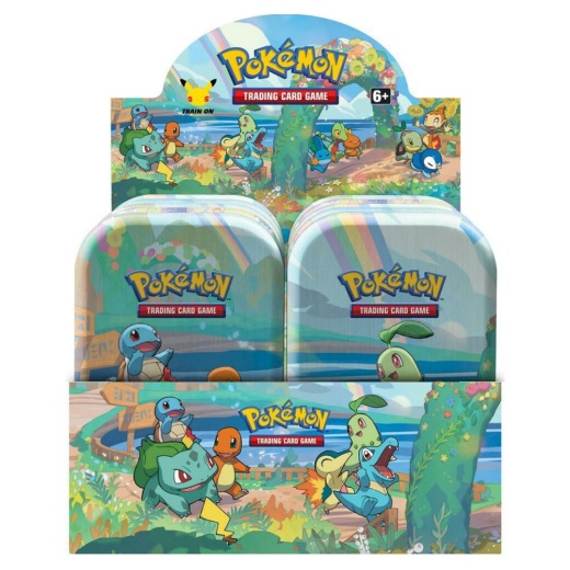 Pokémon TCG: Celebrations - Mini Tin Display i gruppen  hos Spelexperten (POK80937-DIS)