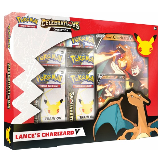 Pokémon TCG: Celebrations - Lance's Charizard V i gruppen  hos Spelexperten (POK80939-CHA)