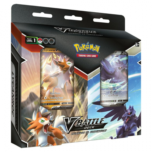 Pokémon TCG: V Battle Deck Bundle - Lycanroc V vs Corviknight V i gruppen  hos Spelexperten (POK80957)