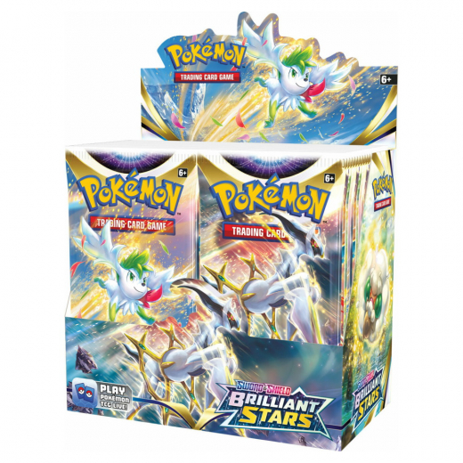 Pokémon TCG: Brilliant Stars Booster Display i gruppen  hos Spelexperten (POK80996-DIS)