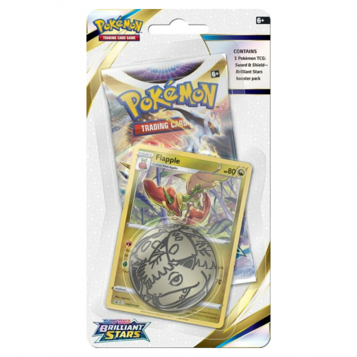 Pokémon TCG: Brilliant Stars Checklane - Flapple i gruppen  hos Spelexperten (POK85002-FLA)