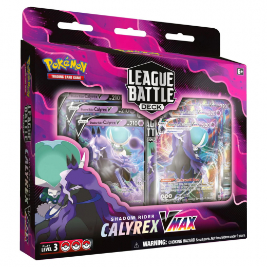 Pokémon TCG:  League Battle Deck - Calyrex VMax Shadow Rider i gruppen SÄLLSKAPSSPEL / Pokémon hos Spelexperten (POK85042-SHA)