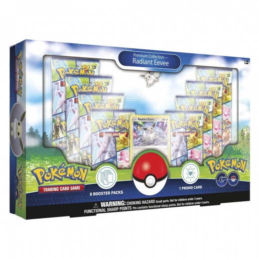 Pokémon TCG: Pokémon GO Premium Collection - Radiant Eevee i gruppen SÄLLSKAPSSPEL / Pokémon hos Spelexperten (POK85052)