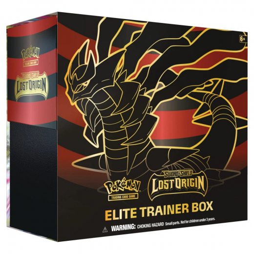 Pokémon TCG: Lost Origin Elite Trainer Box i gruppen SÄLLSKAPSSPEL / Pokémon hos Spelexperten (POK85071)