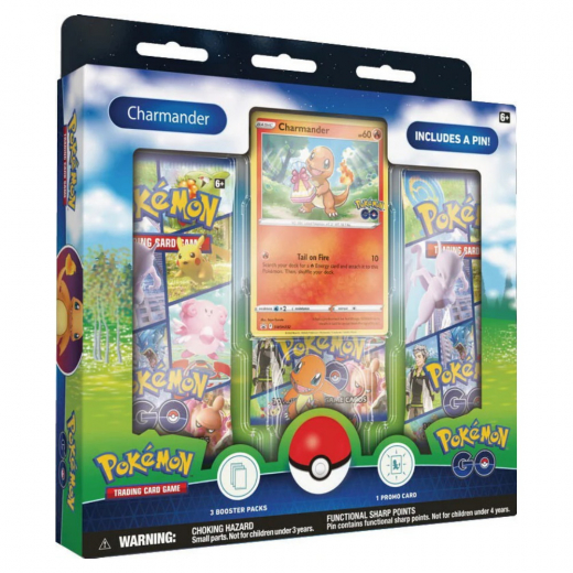 Pokémon TCG: Pokémon GO  Pin Collections - Charmander i gruppen SÄLLSKAPSSPEL / Pokémon hos Spelexperten (POK85081-CHA)