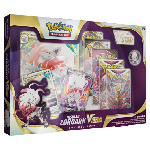 Pokémon TCG: Zoroark VStar Premium Collection i gruppen SÄLLSKAPSSPEL / Pokémon hos Spelexperten (POK85084)
