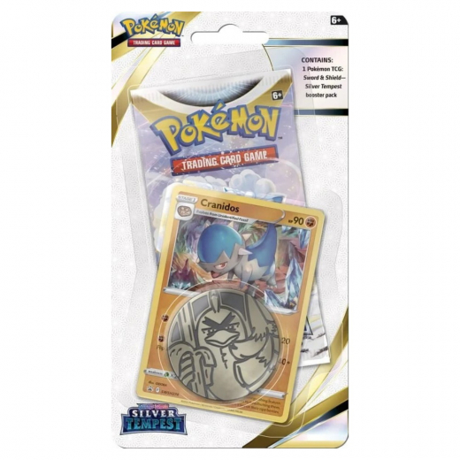 Pokémon TCG: Silver Tempest Checklane - Cranidos i gruppen SÄLLSKAPSSPEL / Pokémon hos Spelexperten (POK85097-CRA)