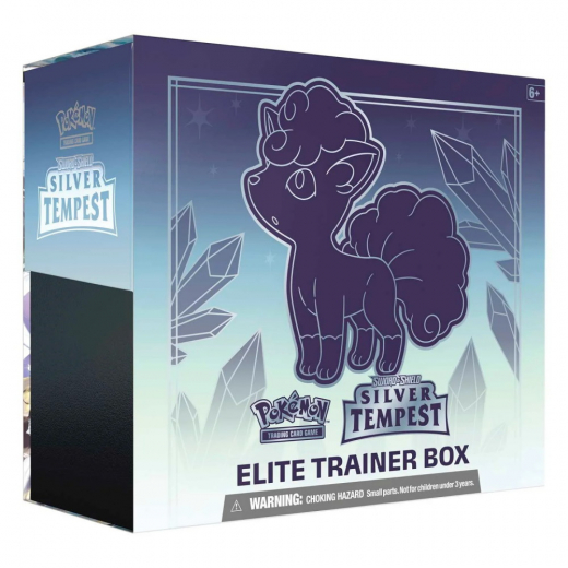 Pokémon TCG: Silver Tempest Elite Trainer Box i gruppen SÄLLSKAPSSPEL / Pokémon hos Spelexperten (POK85107)