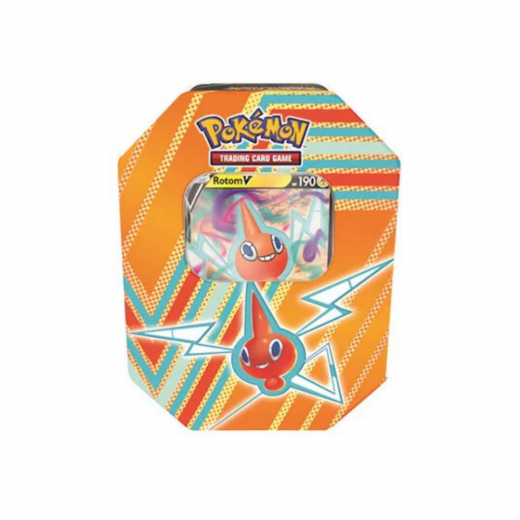 Pokémon TCG: Hidden Potential Tin - Fall 2022 - Rotom V i gruppen SÄLLSKAPSSPEL / Pokémon hos Spelexperten (POK85116-ROT)