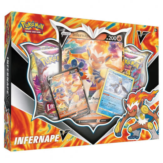 Pokémon TCG: Infernape V Box i gruppen  hos Spelexperten (POK85119)