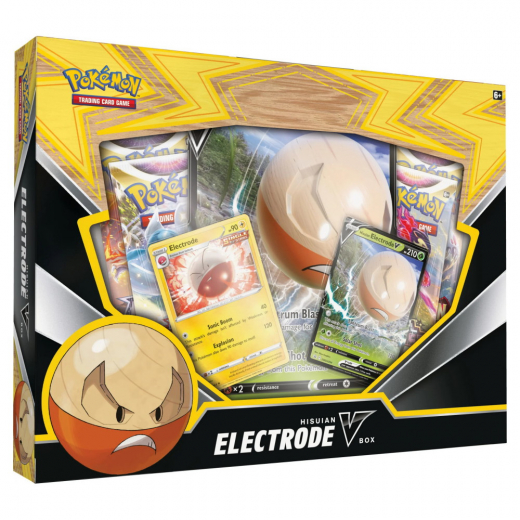 Pokémon TCG: Hisuian Electrode V Box i gruppen SÄLLSKAPSSPEL / Pokémon hos Spelexperten (POK85121)