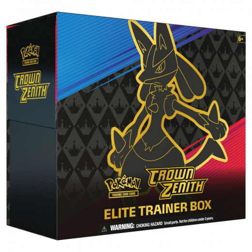 Pokémon TCG: Crown Zenith Elite Trainer Box i gruppen SÄLLSKAPSSPEL / Pokémon hos Spelexperten (POK85147)