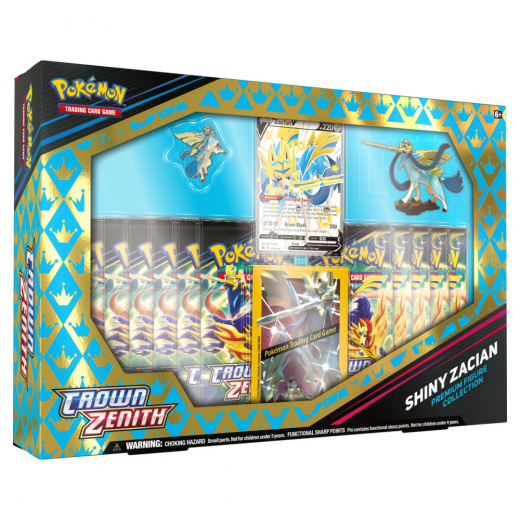 Pokémon TCG: Crown Zenith - Shiny Zacian Figure Collection i gruppen SÄLLSKAPSSPEL / Pokémon hos Spelexperten (POK85163-ZAC)