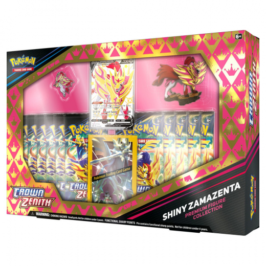 Pokémon TCG: Crown Zenith - Shiny Zamazenta Figure Collection i gruppen  hos Spelexperten (POK85163-ZAM)