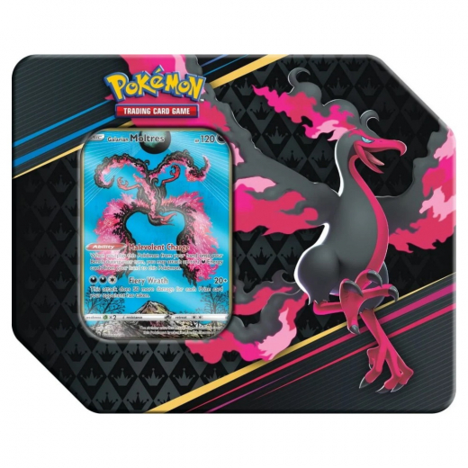 Pokémon TCG: Crown Zenith Special Tin - Galarian Moltres i gruppen SÄLLSKAPSSPEL / Pokémon hos Spelexperten (POK85194-MOL)